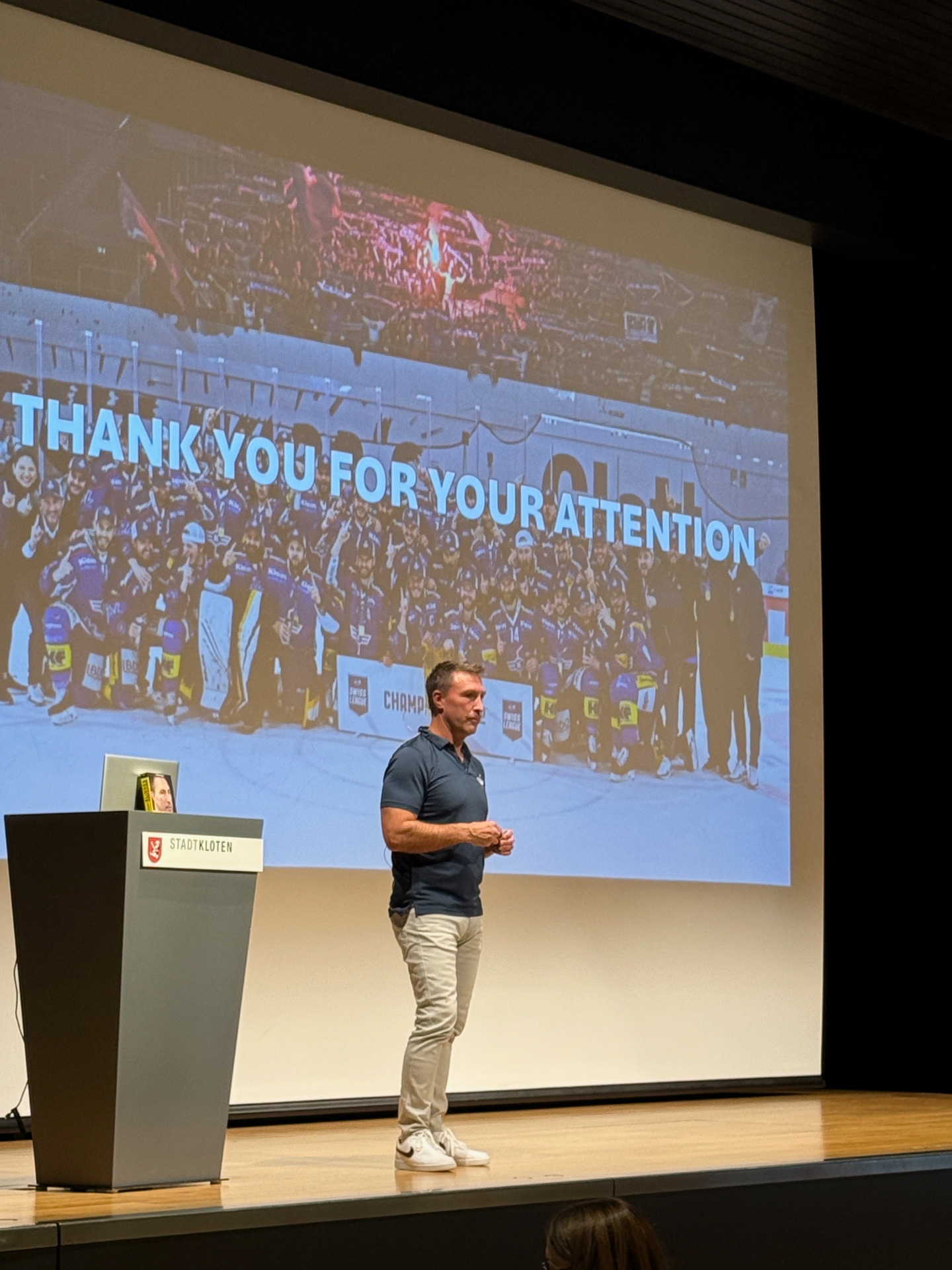 Jeff Tomlinson auf der Bühne